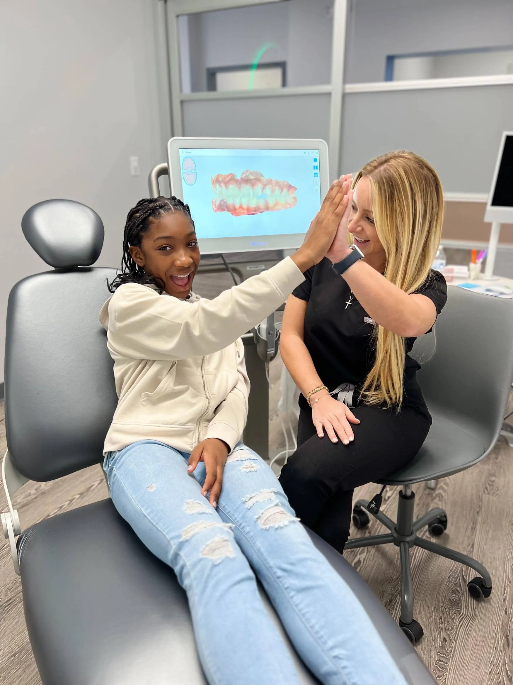 Doctor and Patient High Five