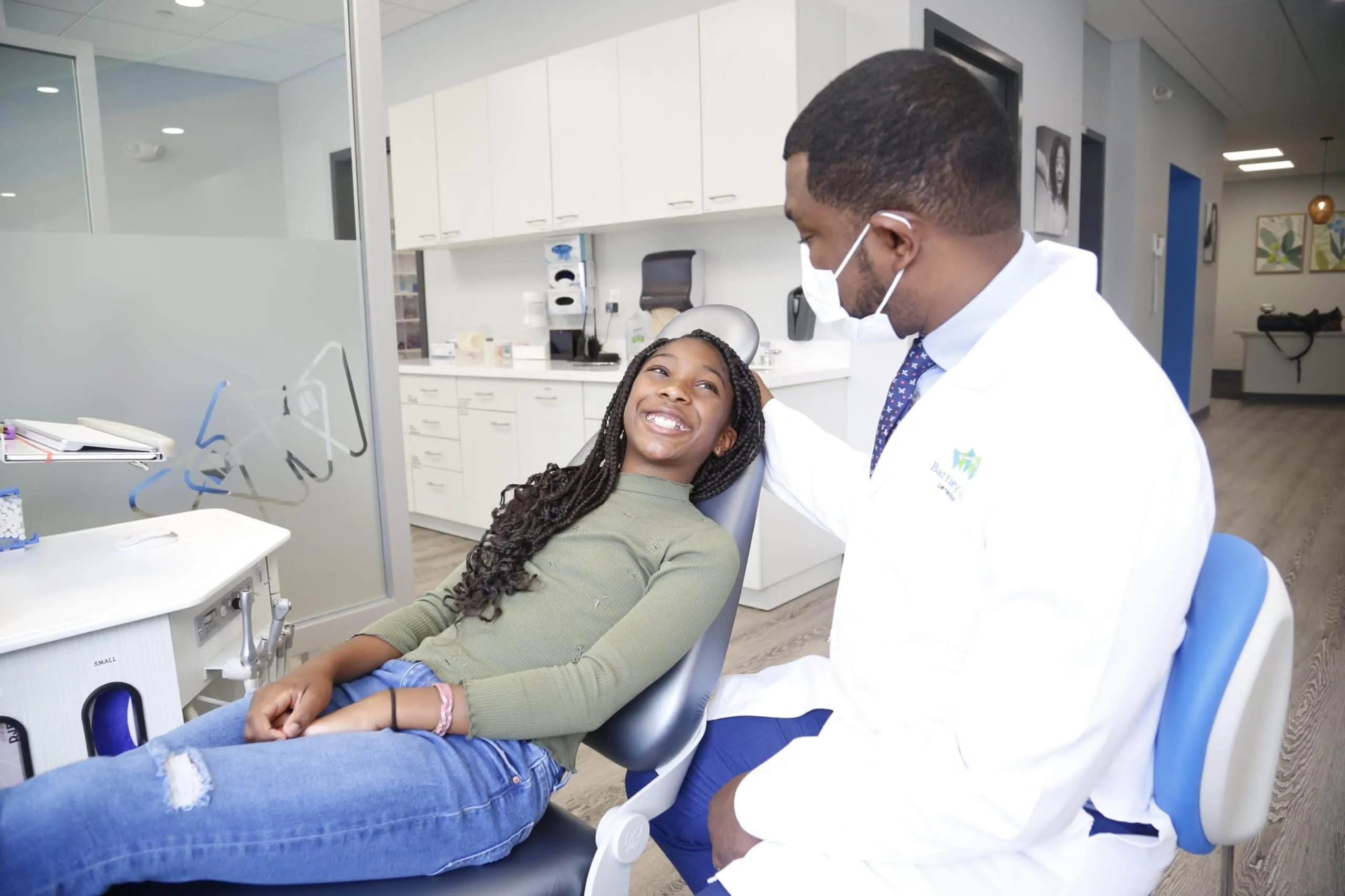 Patient and Dr. Bartley